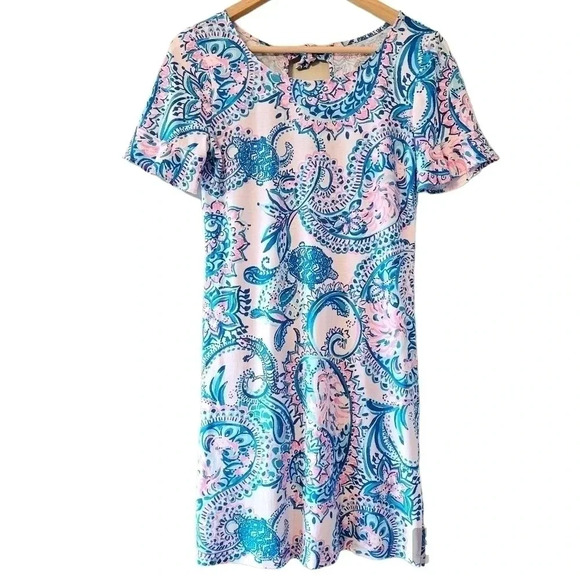 Lilly Pulitzer Women’s Mellorie Paisley Casual Mini Dress Multicolor Size XS. - Picture 2 of 15